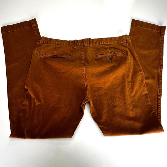 J.Crew Tan Flex Slim Fit Khaki Pants- 36x34 - Picture 2 of 7